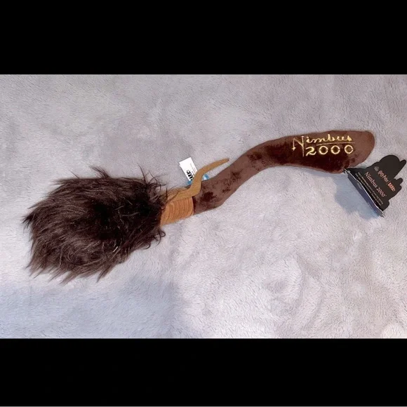 Vibrating Broomstick Nimbus 2000 Broom Toy Harry Potter Nimbus 2000  Broomstick Plush Official Noble Collection Gift